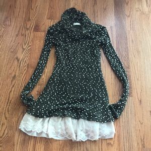Altar’d State Small Green Sweater Dress